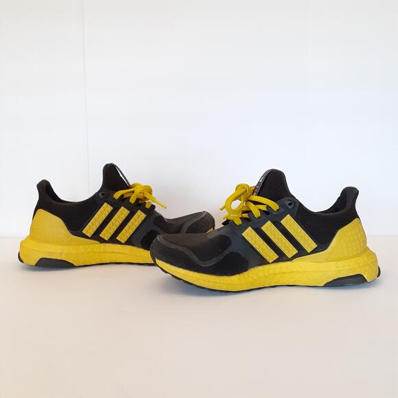 Adidas UltraBoost DNA Color Brick Lego Yellow Sneakers Kids 4.5 Running Shoes - Picture 6 of 11